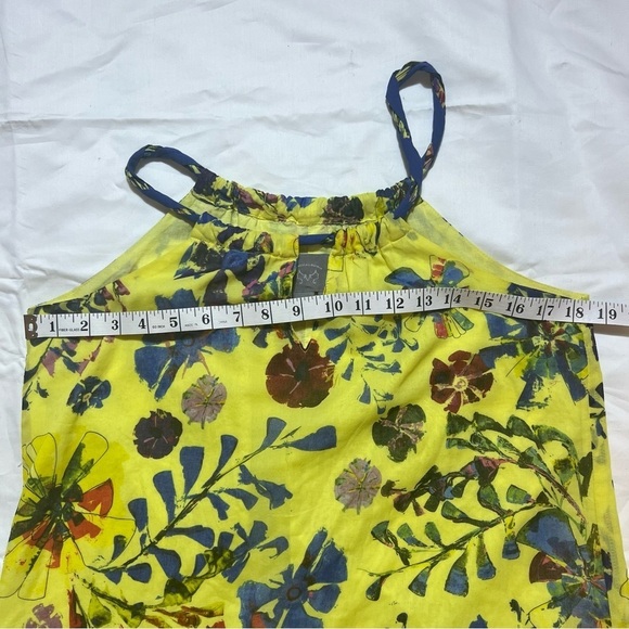 Anthropologie Vanessa Virginia Keyhole Paintery A Line Dress Size 2 - Picture 8 of 10